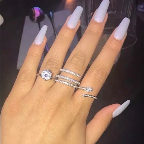 Sterling silver multi rows ring - Picture 4 of 5